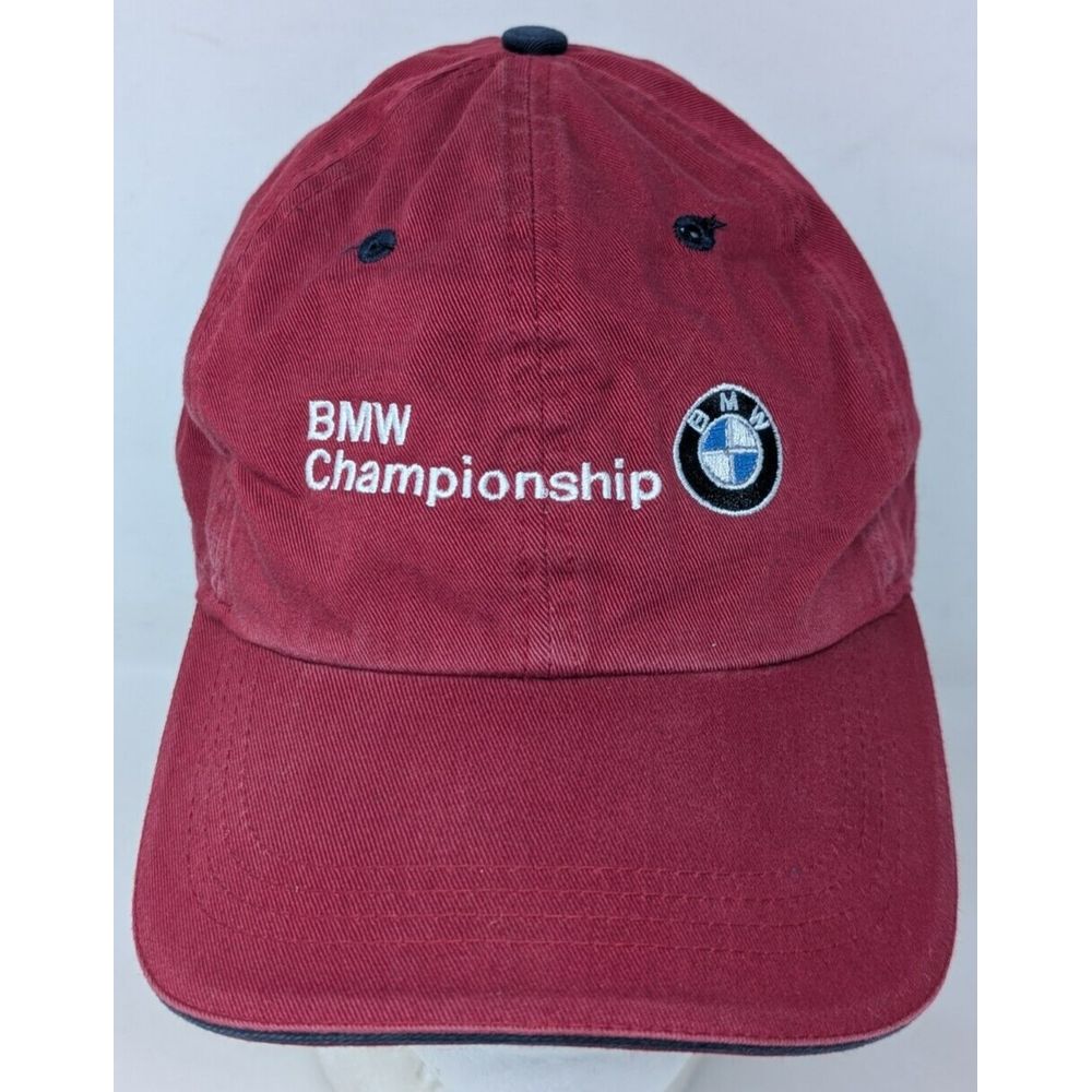 Bmw Championship Golf Hat Baseball Cap Red Ahead Strapback Dad Cap Vtg
